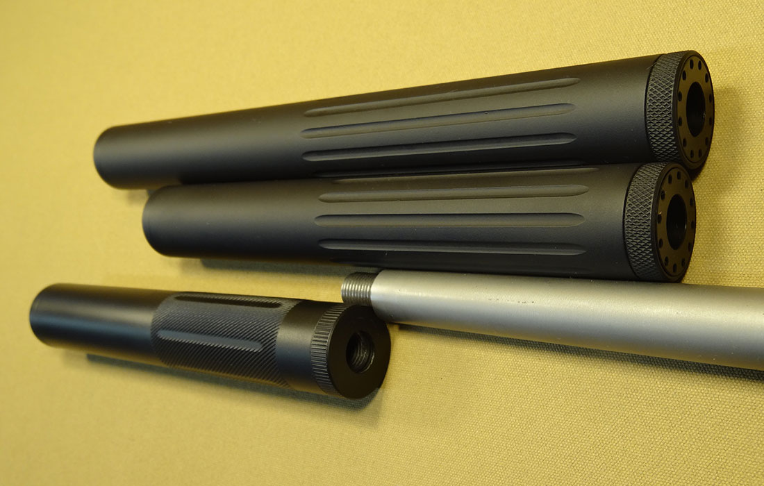 Rimfire 250mm Over Barrel Silencer Greystone Guns Christchurch